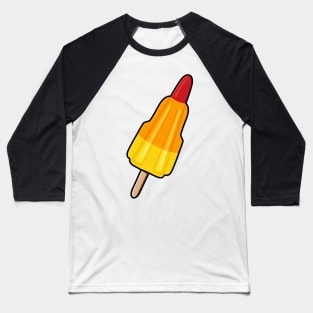 Rocket Shaped Ice Lolly Baseball T-Shirt